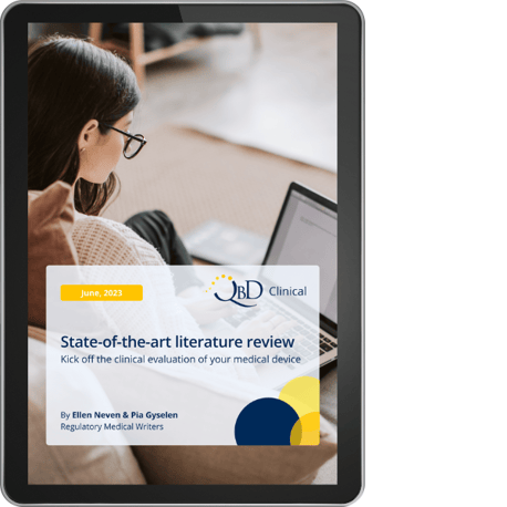 SOTA Literature Review Kick Off the Clinical Evaluation of your Medical Device - QbD Group